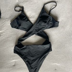 Black one piece
